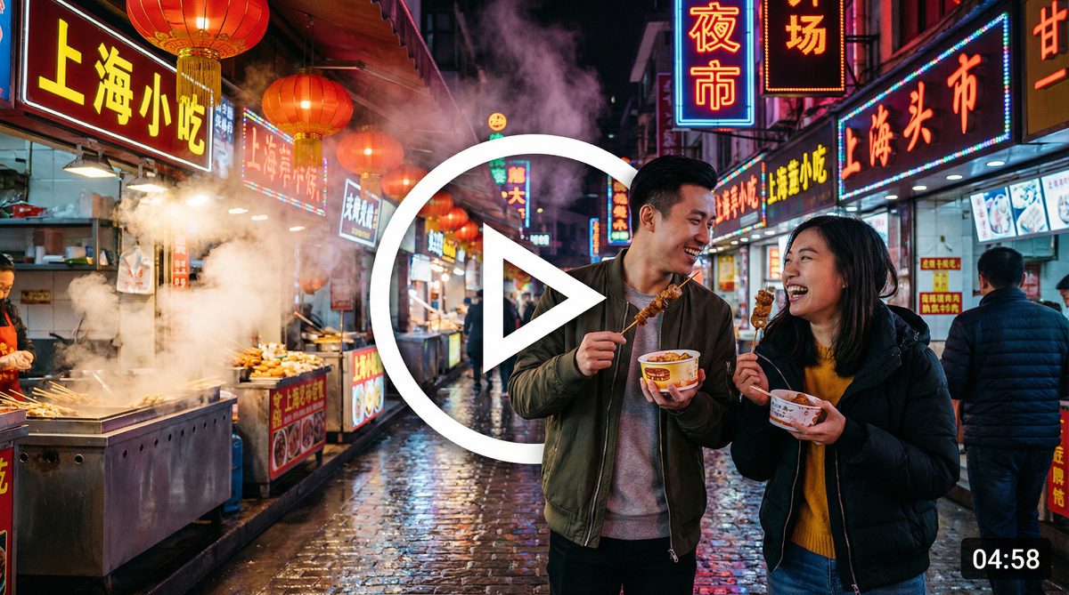 海角网夜市美食视频